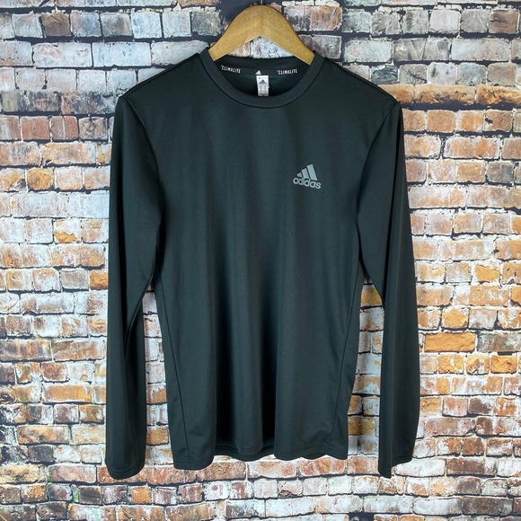 Adidas Long Sleeve Climalite Tee - Picture 1 of 4